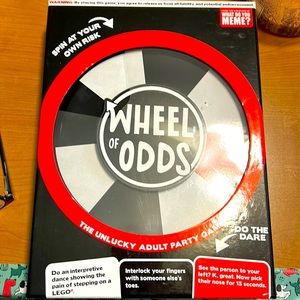 Wheel of odds game “what do you meme.”
